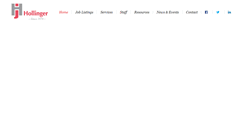 Desktop Screenshot of hollingerjobs.com